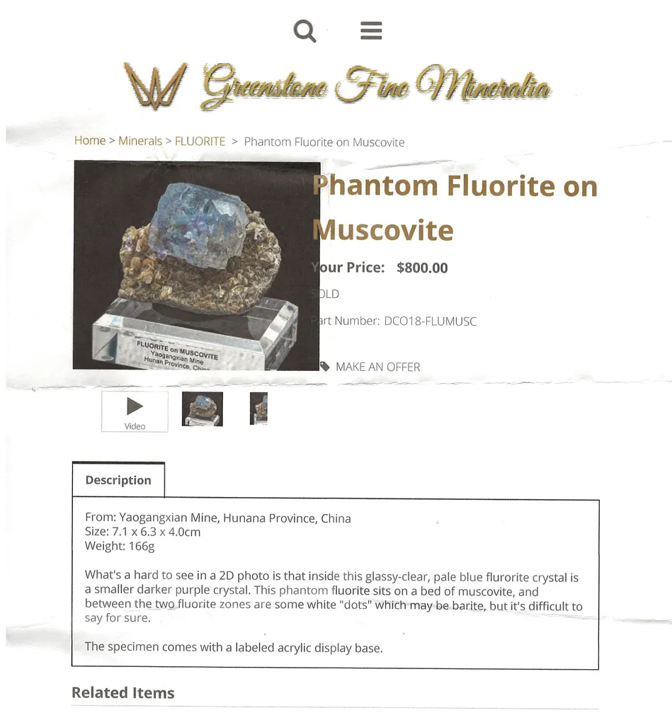 Fluorite on Muscovite - image 5