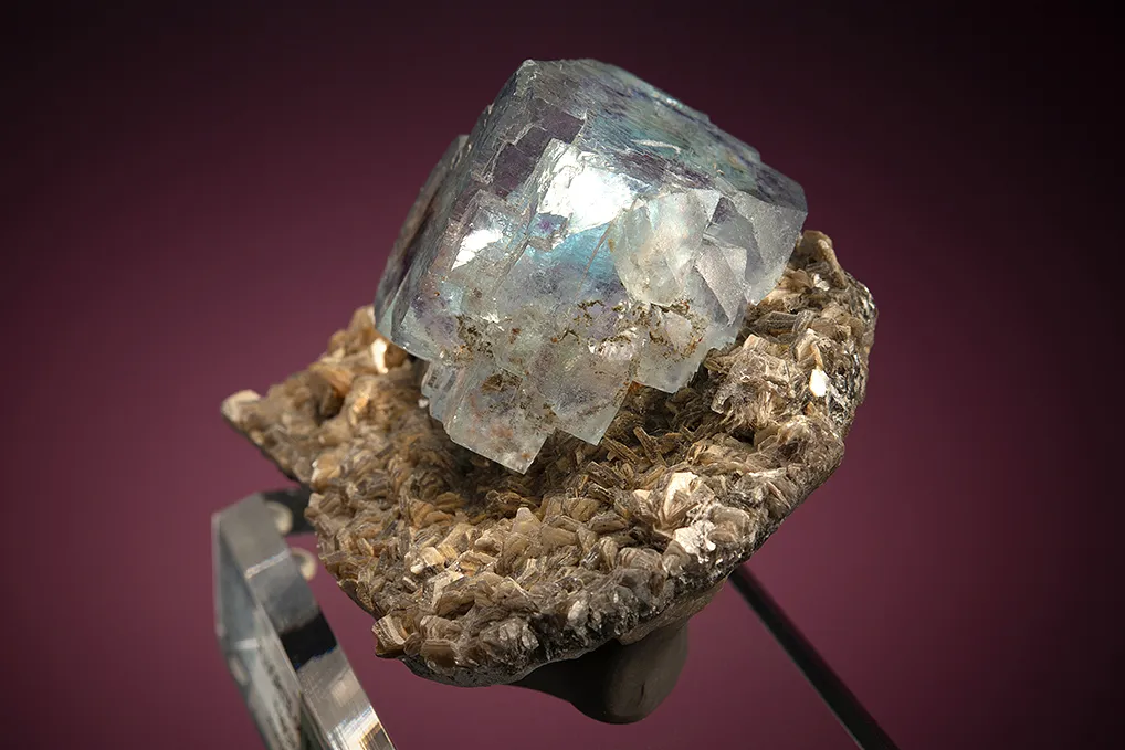 Fluorite on Muscovite - image 2
