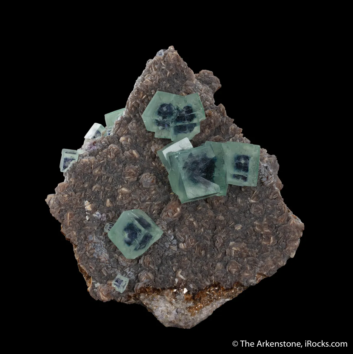 Fluorite on Muscovite - image 2