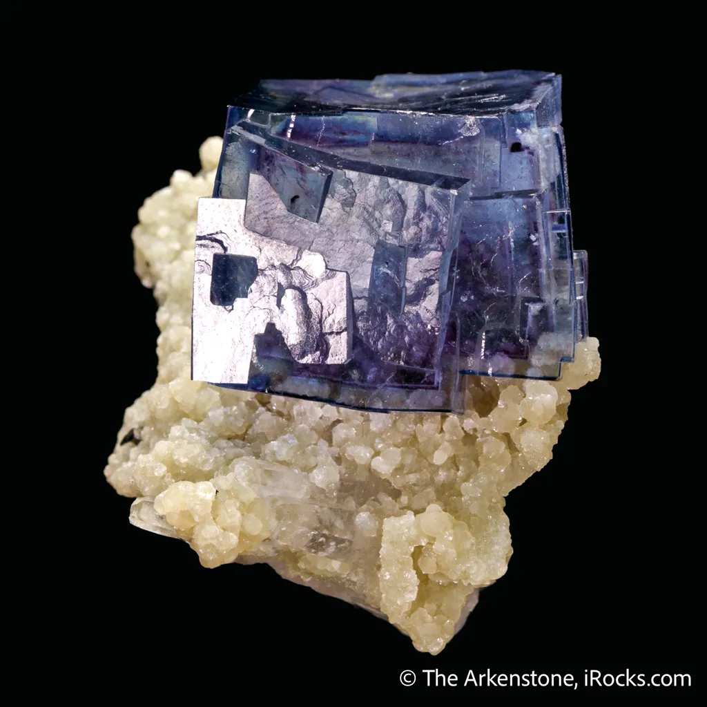Fluorite on Muscovite image