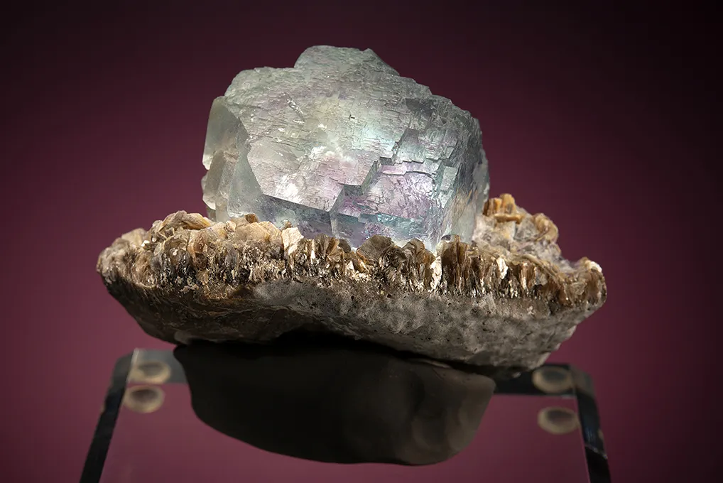 Fluorite on Muscovite - image 3