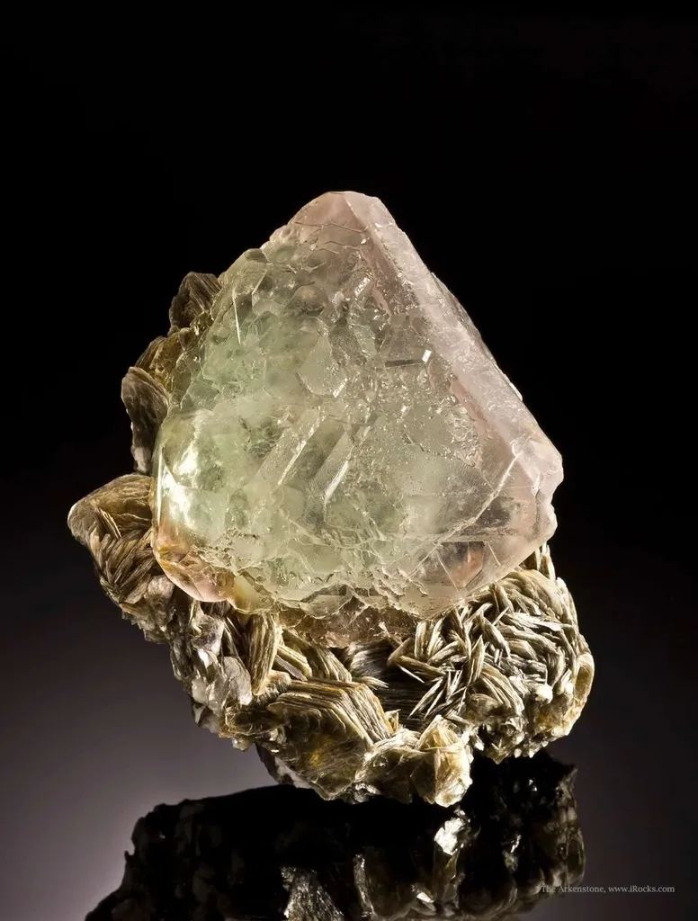 Fluorite on Muscovite - image 3