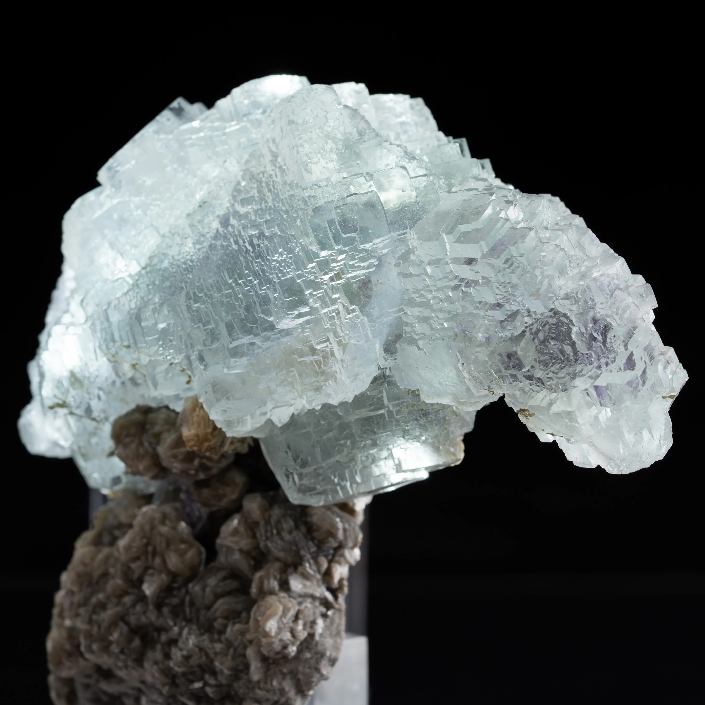 Fluorite on Muscovite from China, Hunan, Chenzhou, Yizhang Co., Yaogangxian Mine - image 3