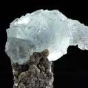 Fluorite on Muscovite from China, Hunan, Chenzhou, Yizhang Co., Yaogangxian Mine - image 4