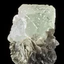Fluorite on Muscovite With Aquamarine - image 1