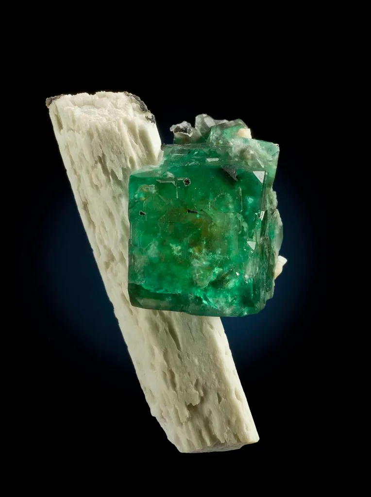 Fluorite on Orthoclase image