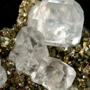 Fluorite on Pyrite - image 4