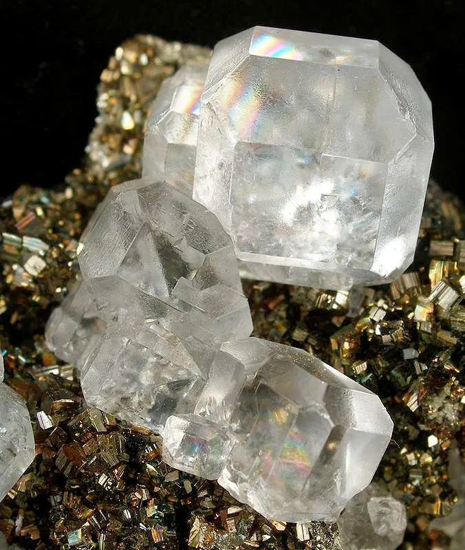 Fluorite on Pyrite - image 4