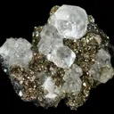 Fluorite on Pyrite - image 1