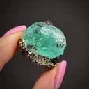 Fluorite on Pyrite - image 1