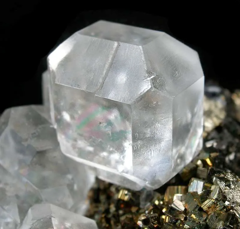 Fluorite on Pyrite - image 2