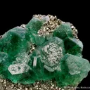 Fluorite on Pyrite - image 5