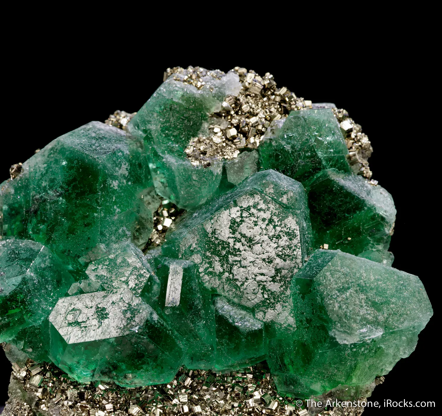 Fluorite on Pyrite - image 5