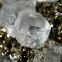 Fluorite on Pyrite - image 3