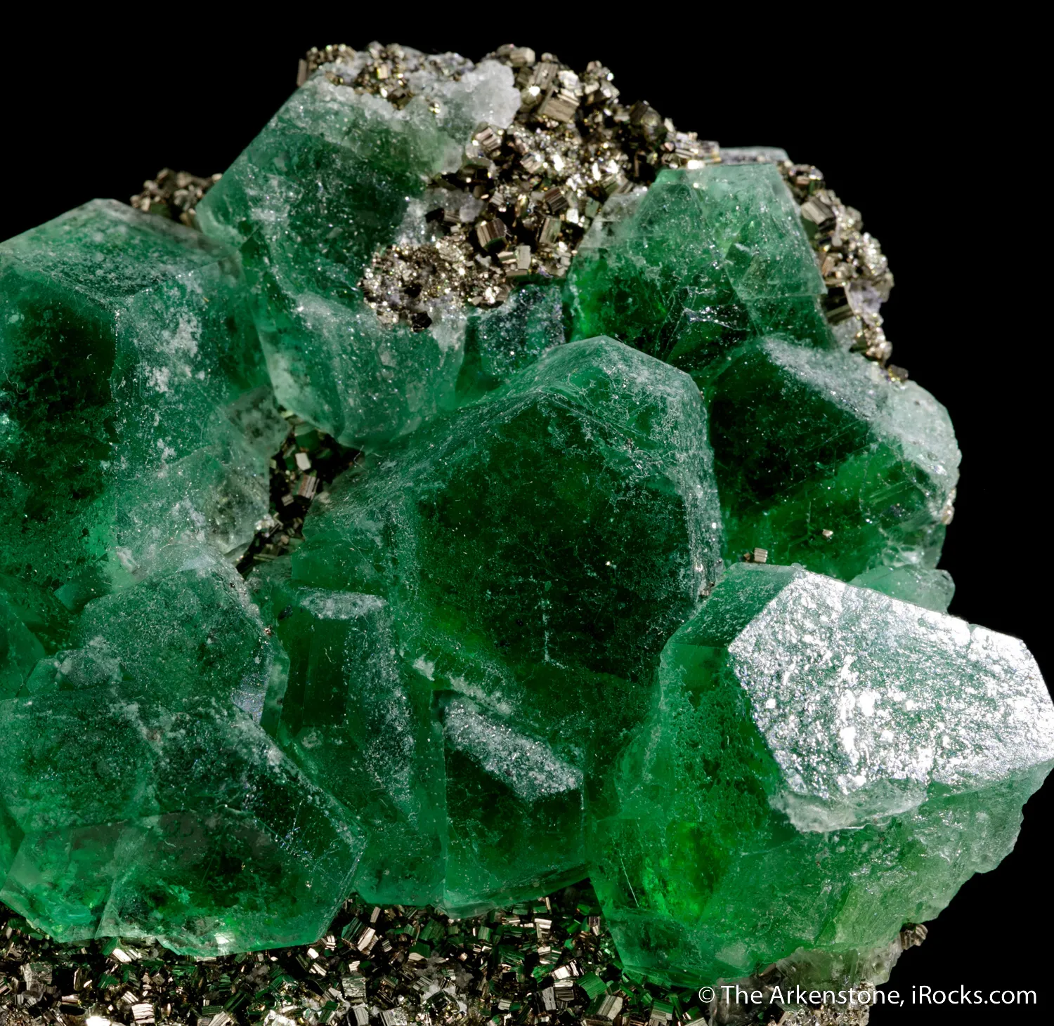 Fluorite on Pyrite - image 7