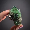 Fluorite on Pyrite - image 2