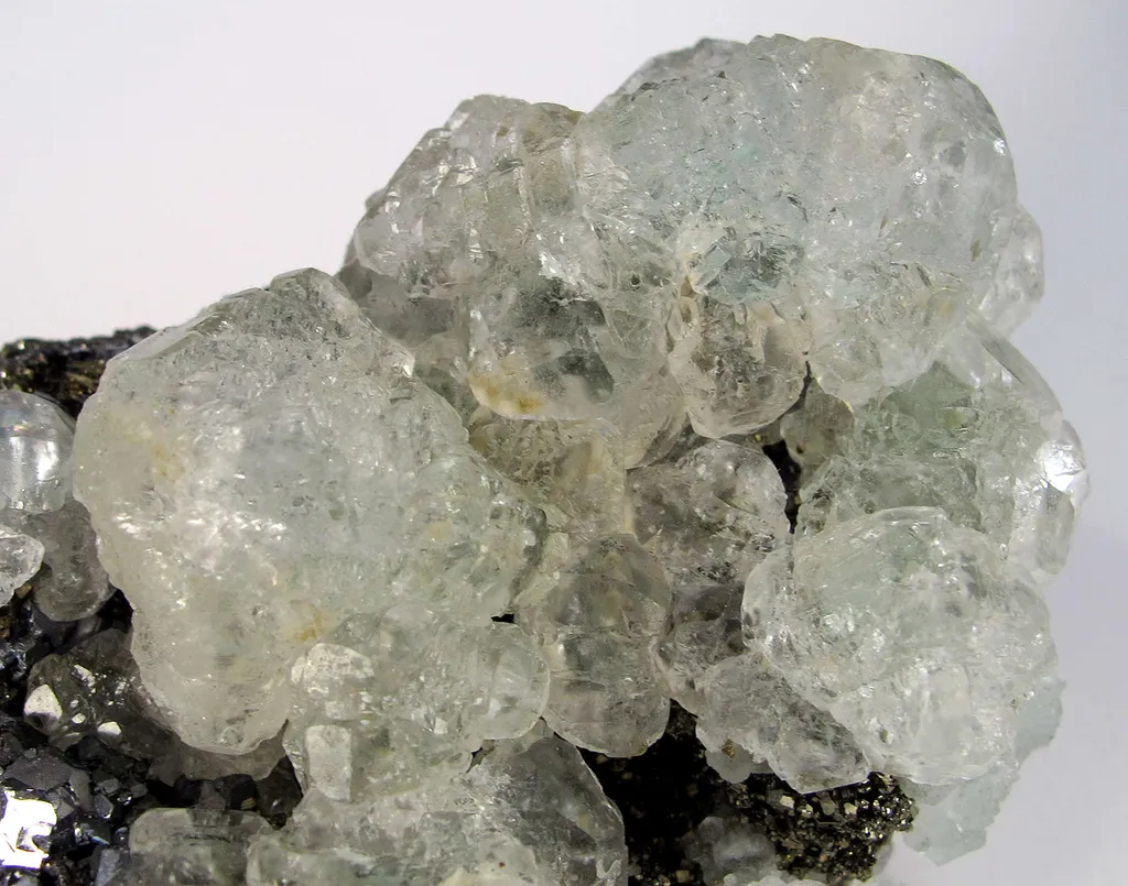 Fluorite on Pyrite and Galena - image 3