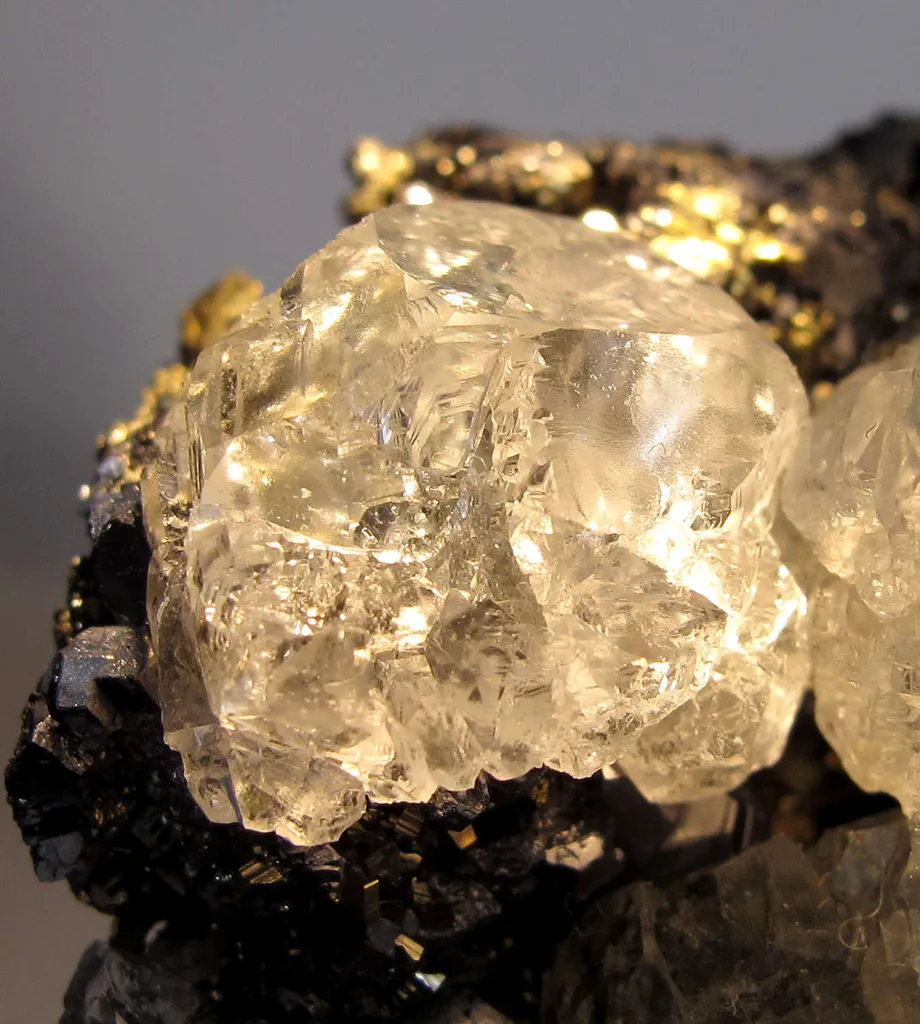 Fluorite on Pyrite and Galena - image 4