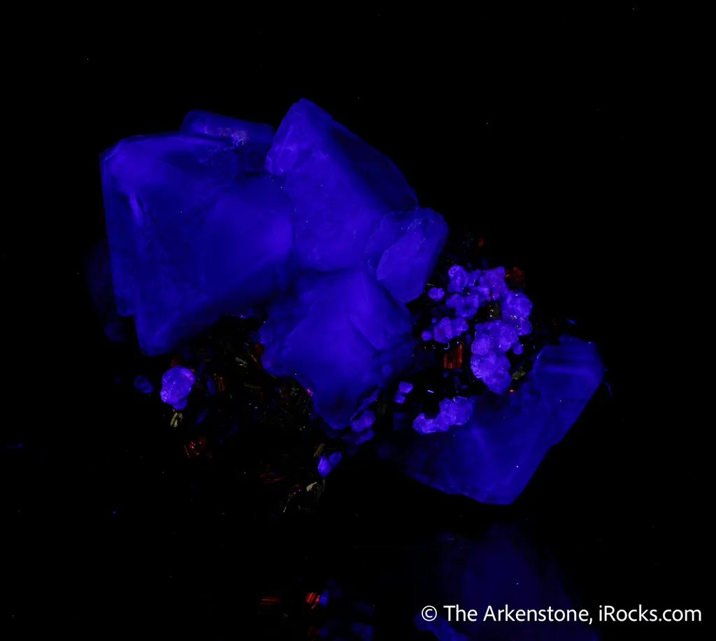 Fluorite on Pyrite - image 6