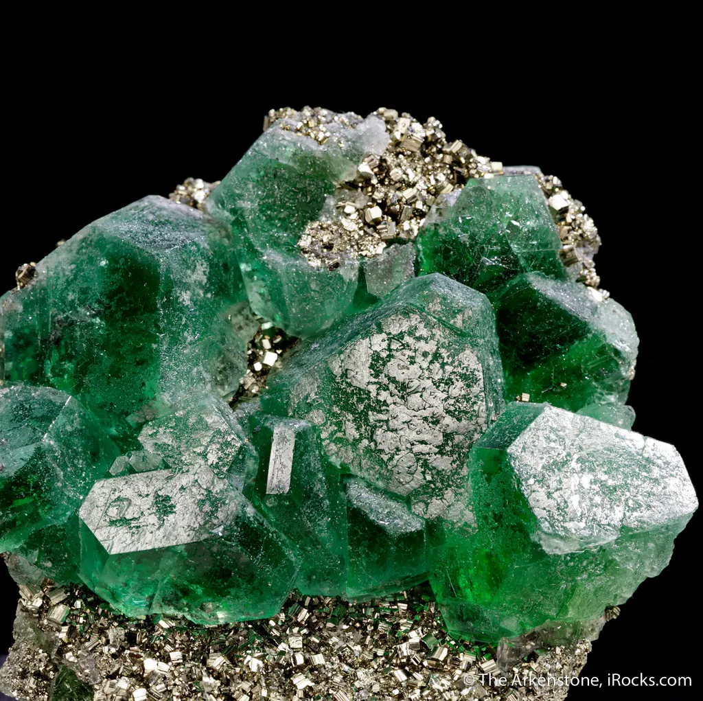 Fluorite on Pyrite - image 6