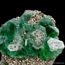 Fluorite on Pyrite - image 6