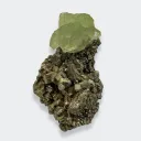 Fluorite on Pyrite from Peru, Ancash, Huanzala, Huanzala Mine - image 2