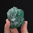 Fluorite on Pyrite with Geocronite - image 2