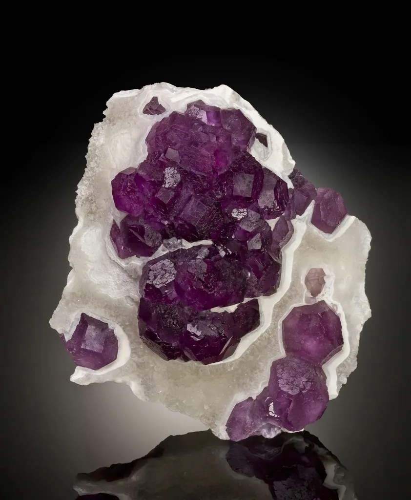Fluorite on Quartz image