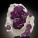 Fluorite on Quartz - image 1