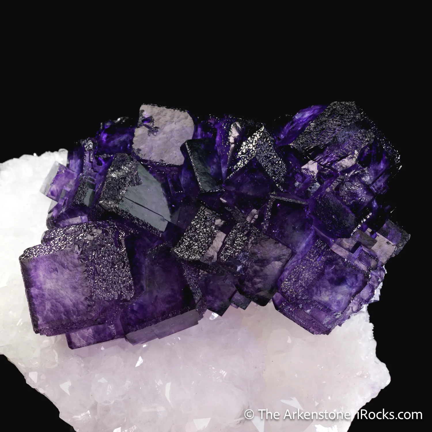 Fluorite on Quartz - image 5