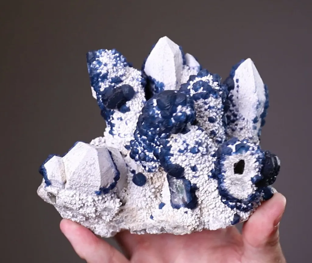 Fluorite on Quartz - image 2