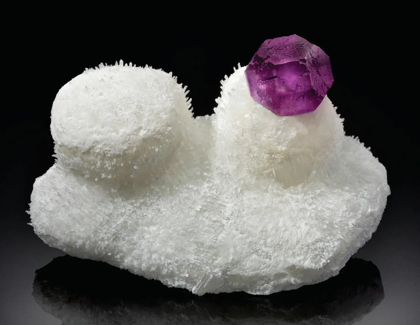 Fluorite on Quartz - image 1