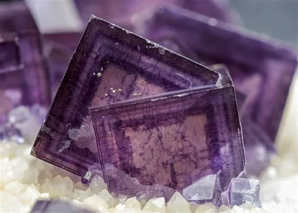 Fluorite on Quartz image