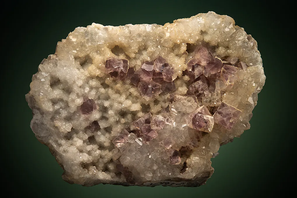 Fluorite on Quartz image