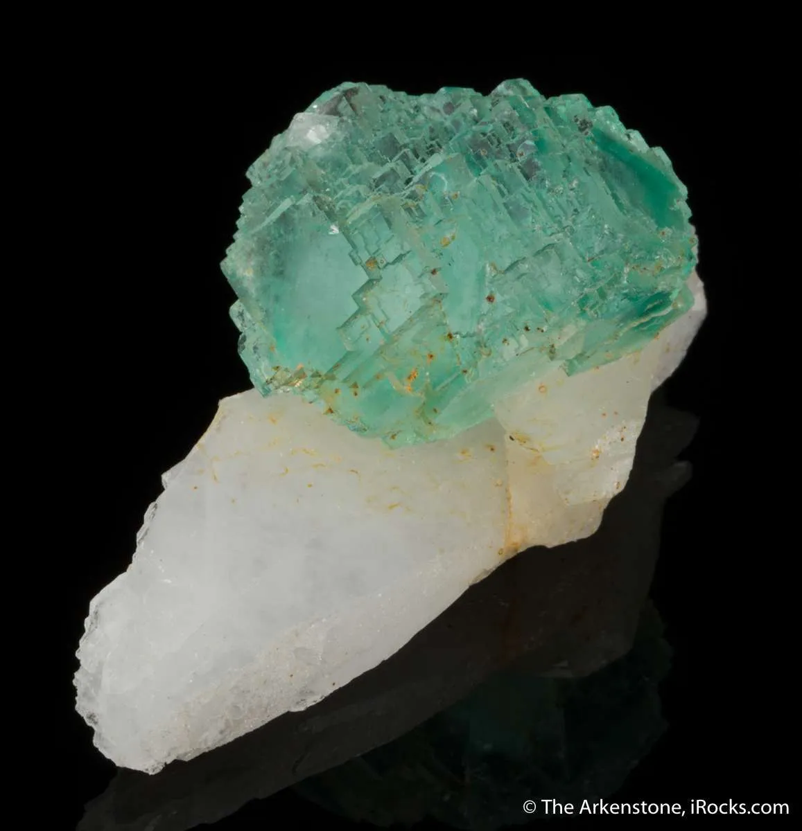 Fluorite on Quartz - image 2