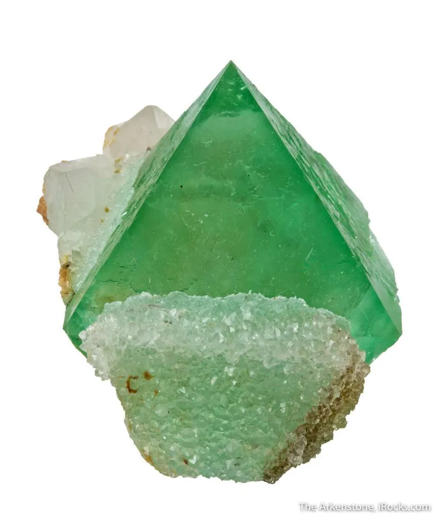 Fluorite on Quartz image