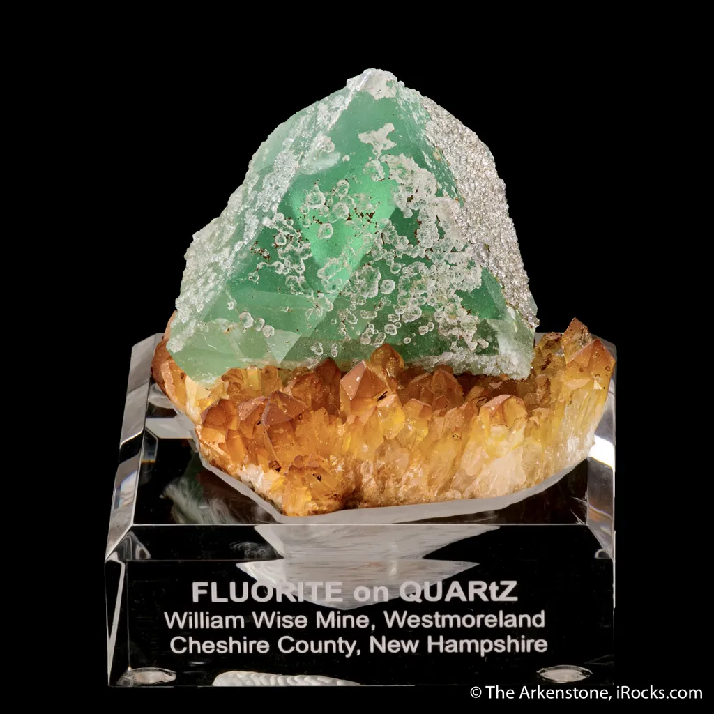 Fluorite on Quartz - image 2