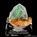 Fluorite on Quartz - image 2