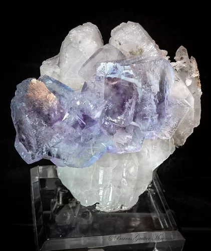 Fluorite on Quartz image