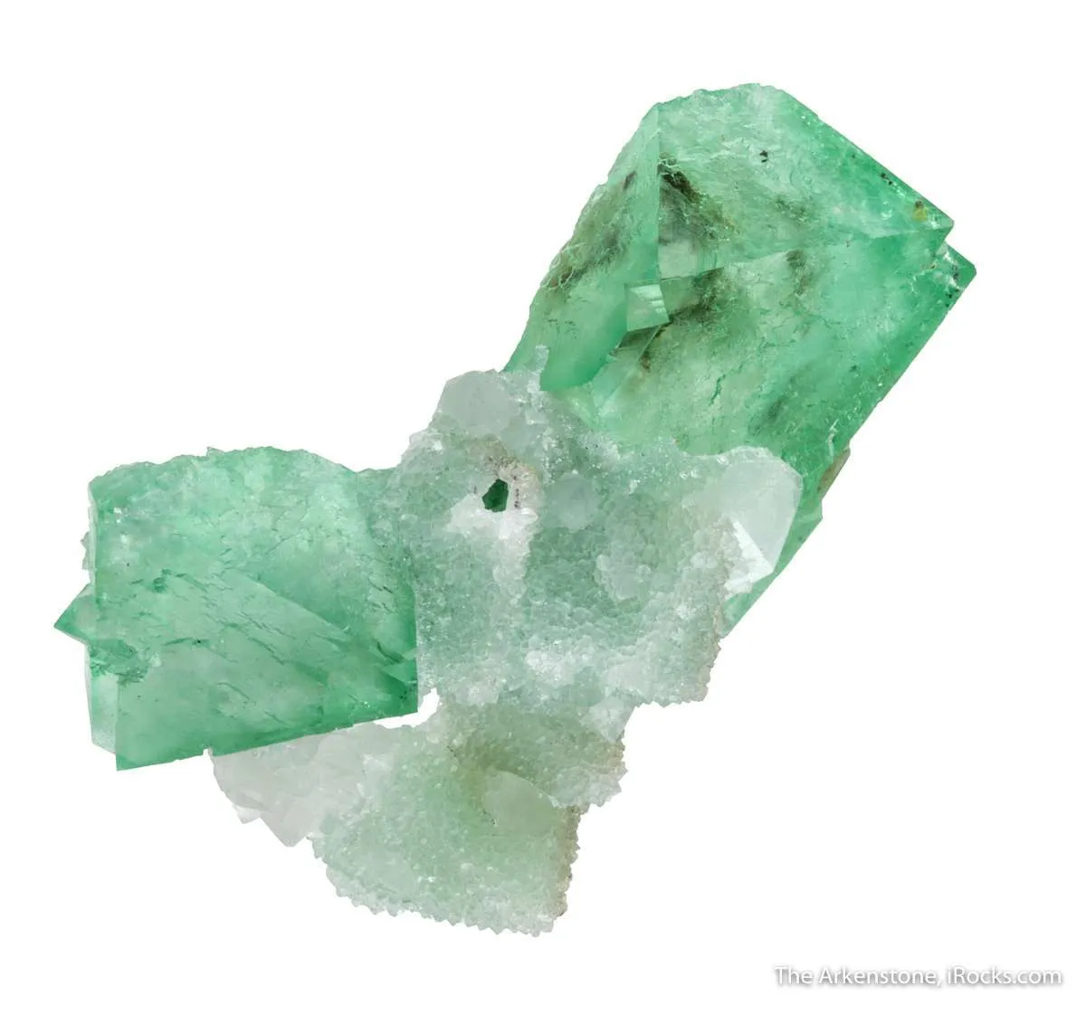 Fluorite on Quartz - image 3