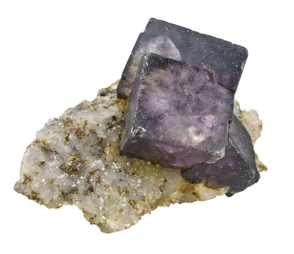 Fluorite on Quartz - image 3