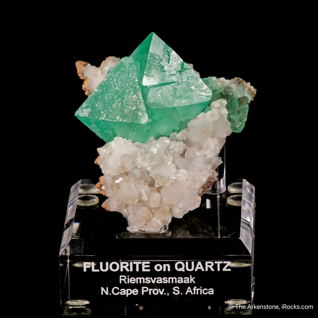 Fluorite on Quartz - image 3