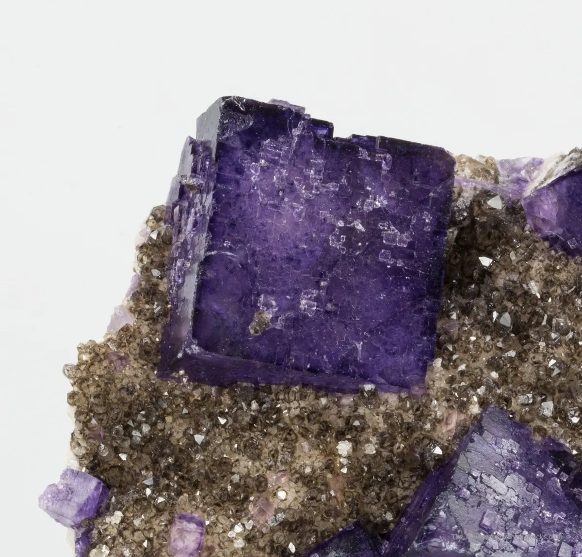 Fluorite on Quartz - image 2
