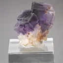 Fluorite on Quartz - image 1