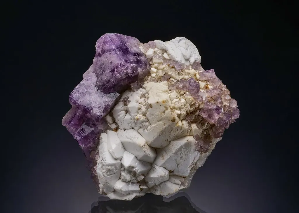 Fluorite on Quartz image