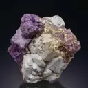 Fluorite on Quartz - image 1