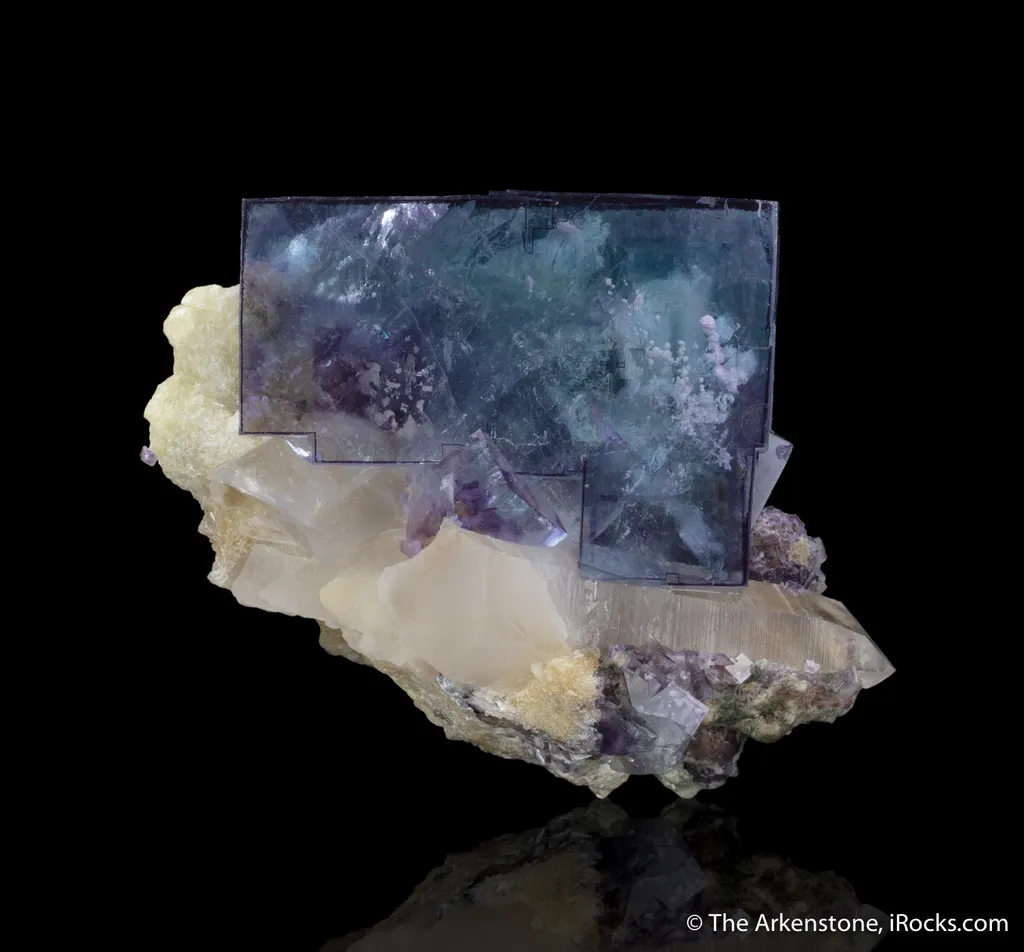 Fluorite on Quartz image