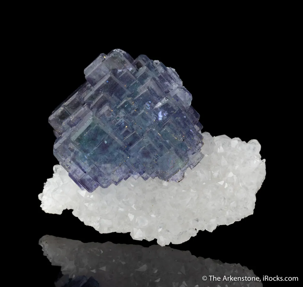 Fluorite on Quartz image