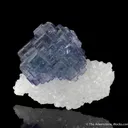 Fluorite on Quartz - image 1