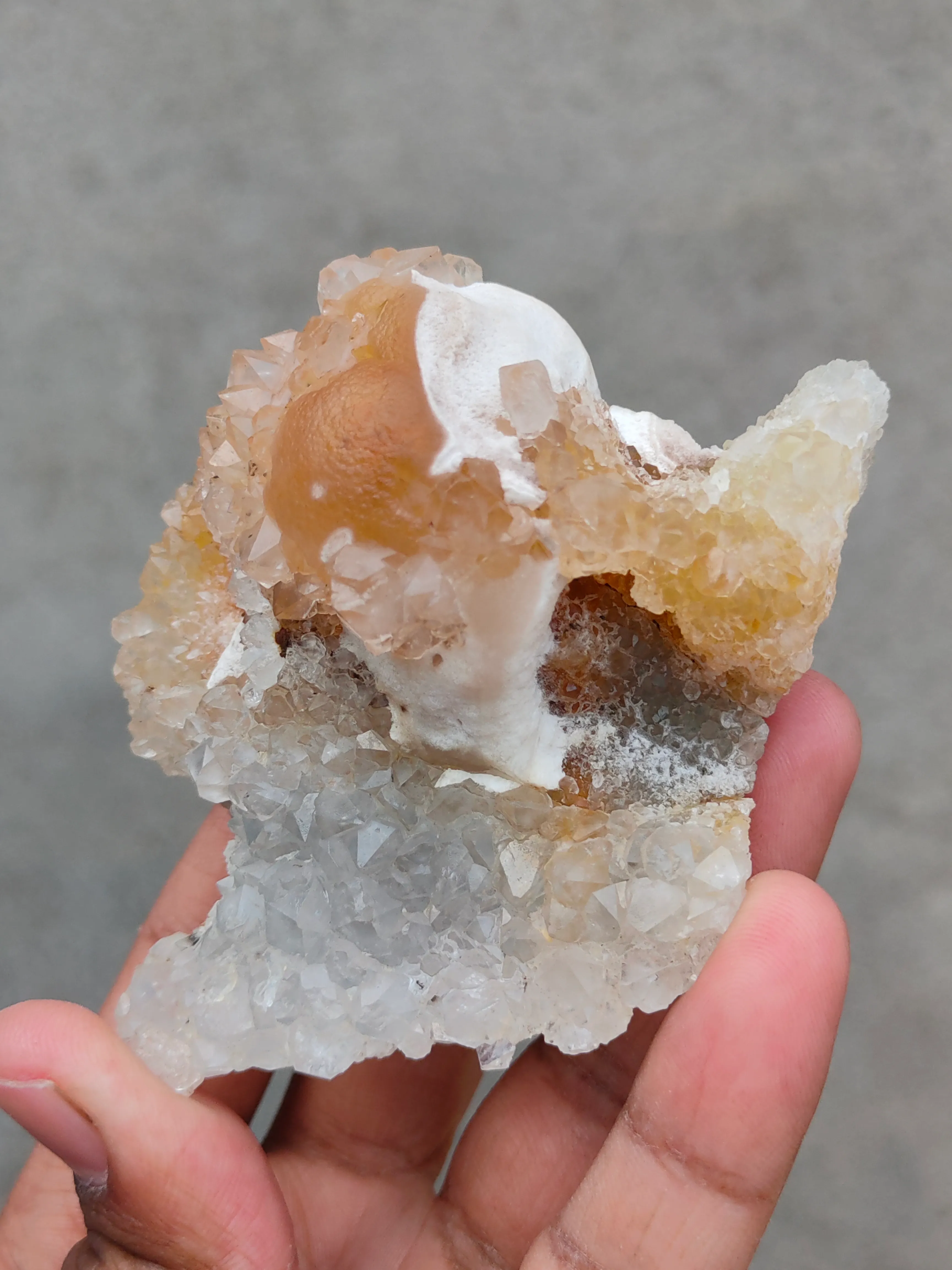 Fluorite on Quartz - image 2